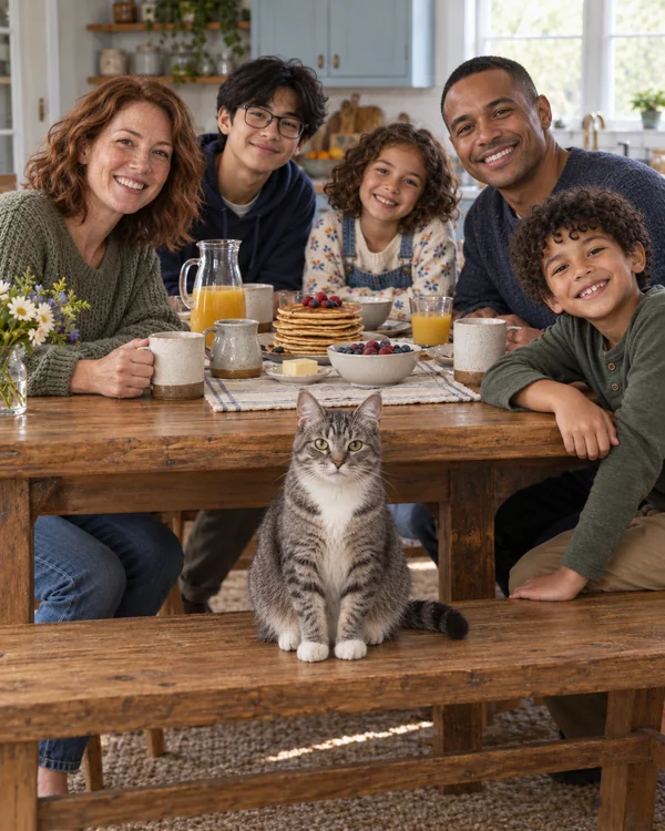The breakfast table