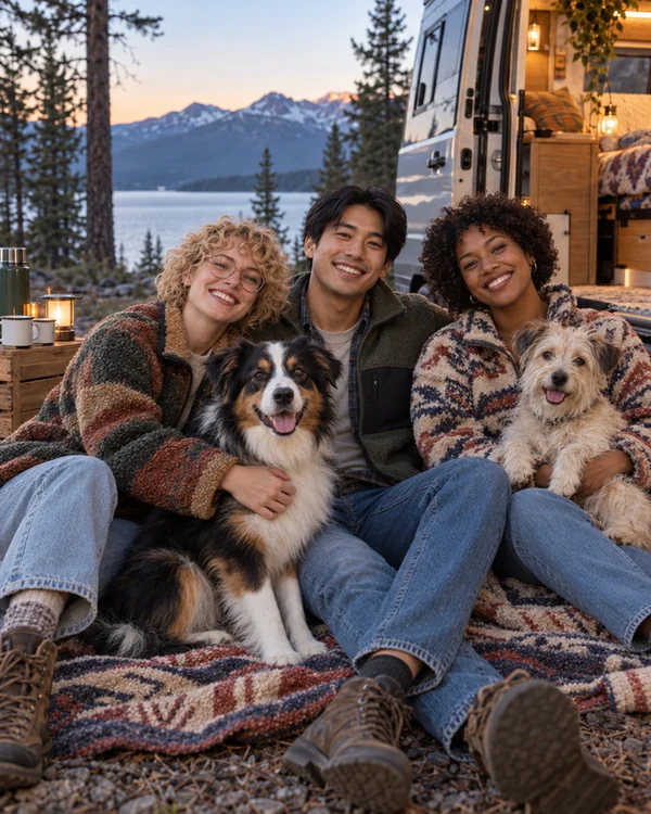 The camping crew