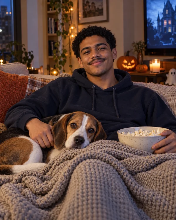 Halloween movie night