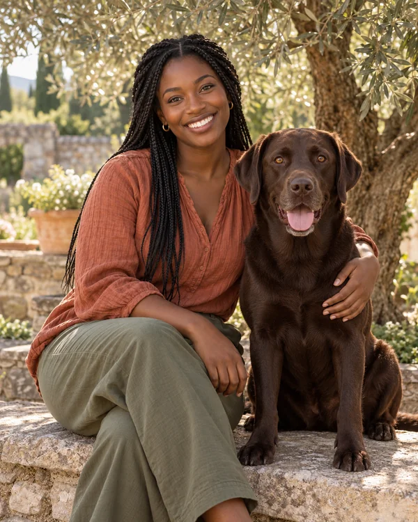 Olive grove portrait