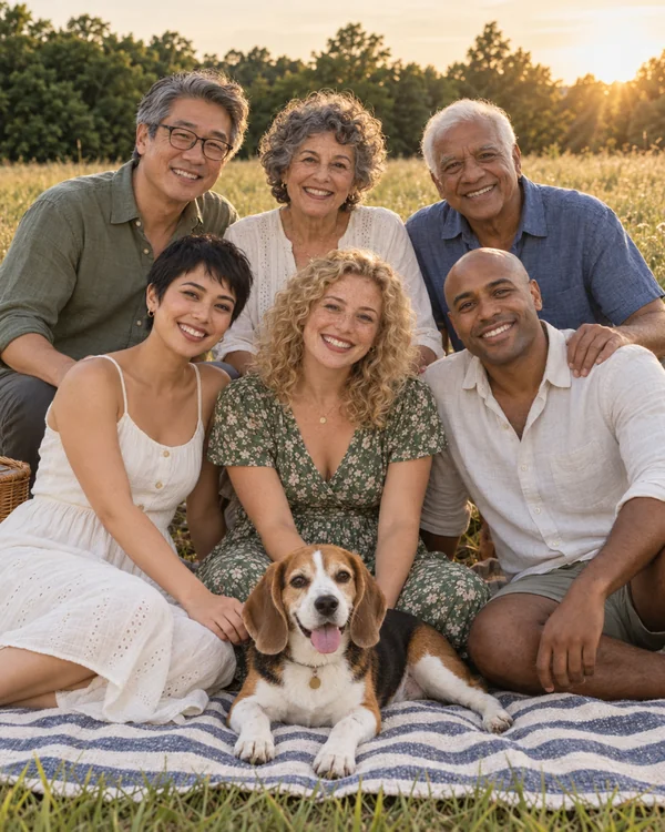 The picnic blanket
