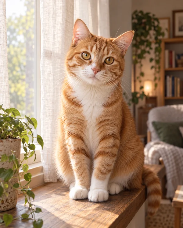 Sunny windowsill