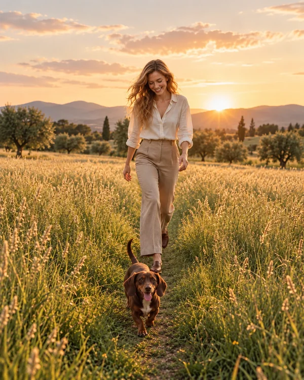 Sunset meadow
